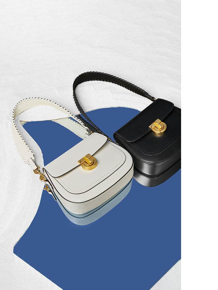 Saddle Bag Leather Women Shoulder And Armpit - Mubimart