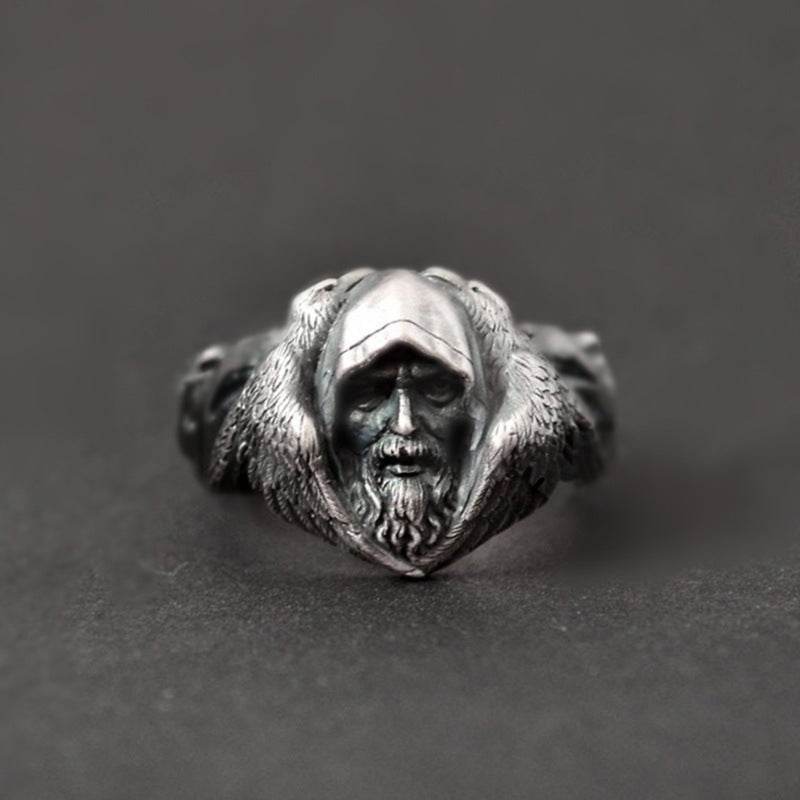 Retro Skull Men Domineering Fashion Ring - Mubimart