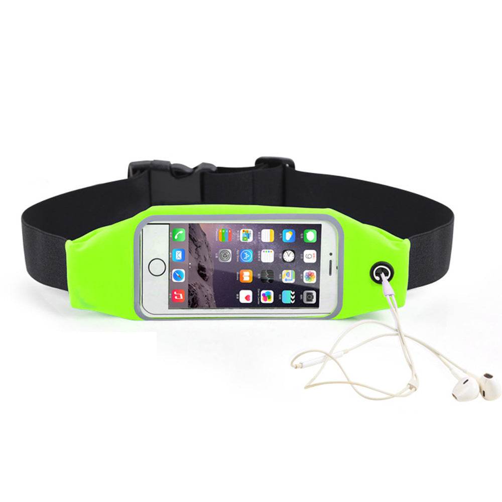 Touch Screen Clear Phone Waist Bag For Running Sports Fanny Pack - Mubimart