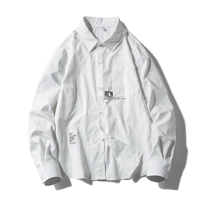 Shirt Men's Long Sleeve Casual Jacket - Mubimart