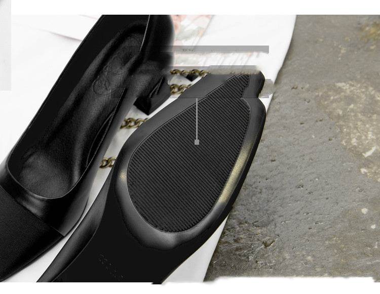 Professional Hotel Working Soft And Versatile Black Work Shoes - Mubimart