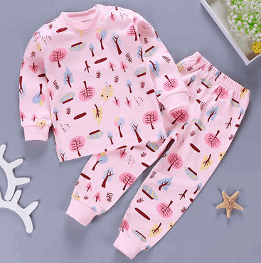 2 Baby Girl Pure Cotton 8 Underwear Set 3 Months Baby Boy 4 Autumn Clothes - Mubimart