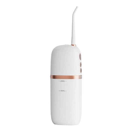 200ml Portable Flosser IPX7 Waterproof Electric Flosser USB Rechargeable Water Dental Picks With 4PCS Nozzle - Mubimart