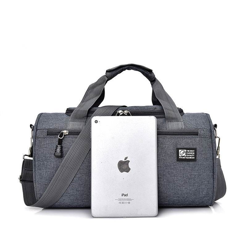 Sports bag cylinder swimming gym bag - Mubimart