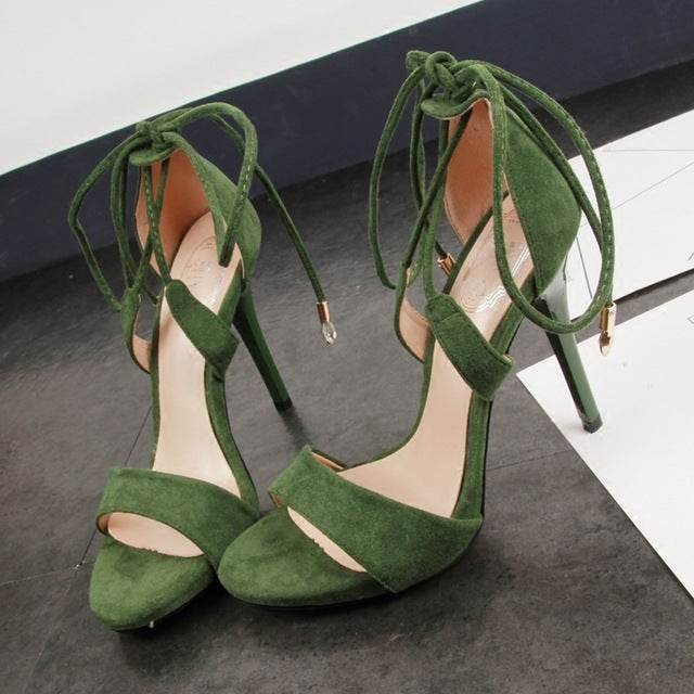 Stiletto high heel sandals - Mubimart