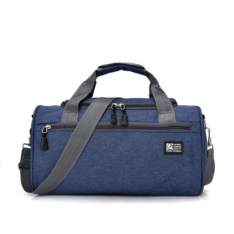 Sports bag cylinder swimming gym bag - Mubimart