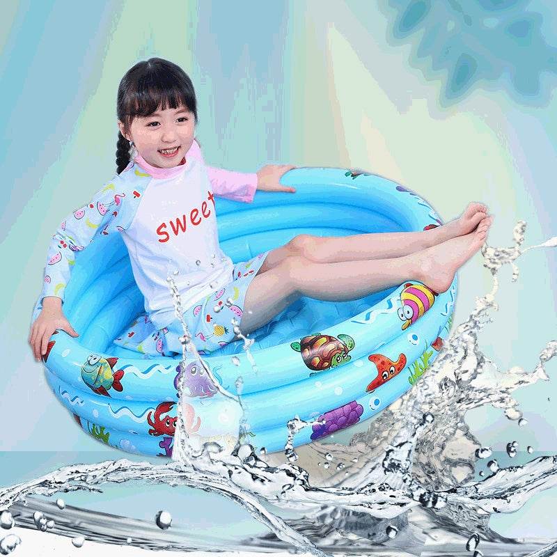 Into The Ocean - Inflatable Baby Swimming Pool - Mubimart
