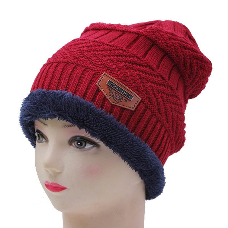 Youth Korean wool hat - Mubimart