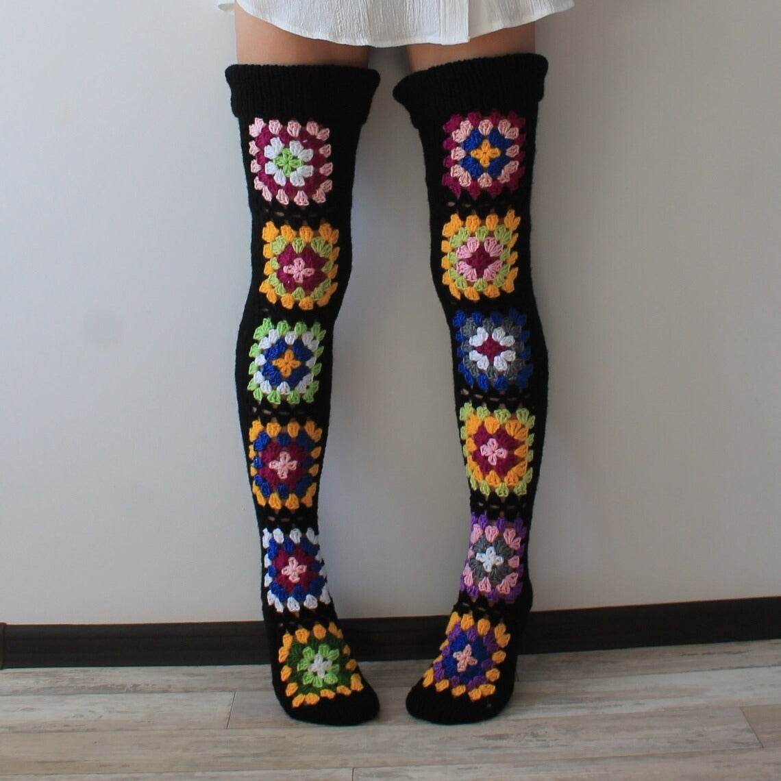 Women's Slimming High Knee Long Socks - Mubimart