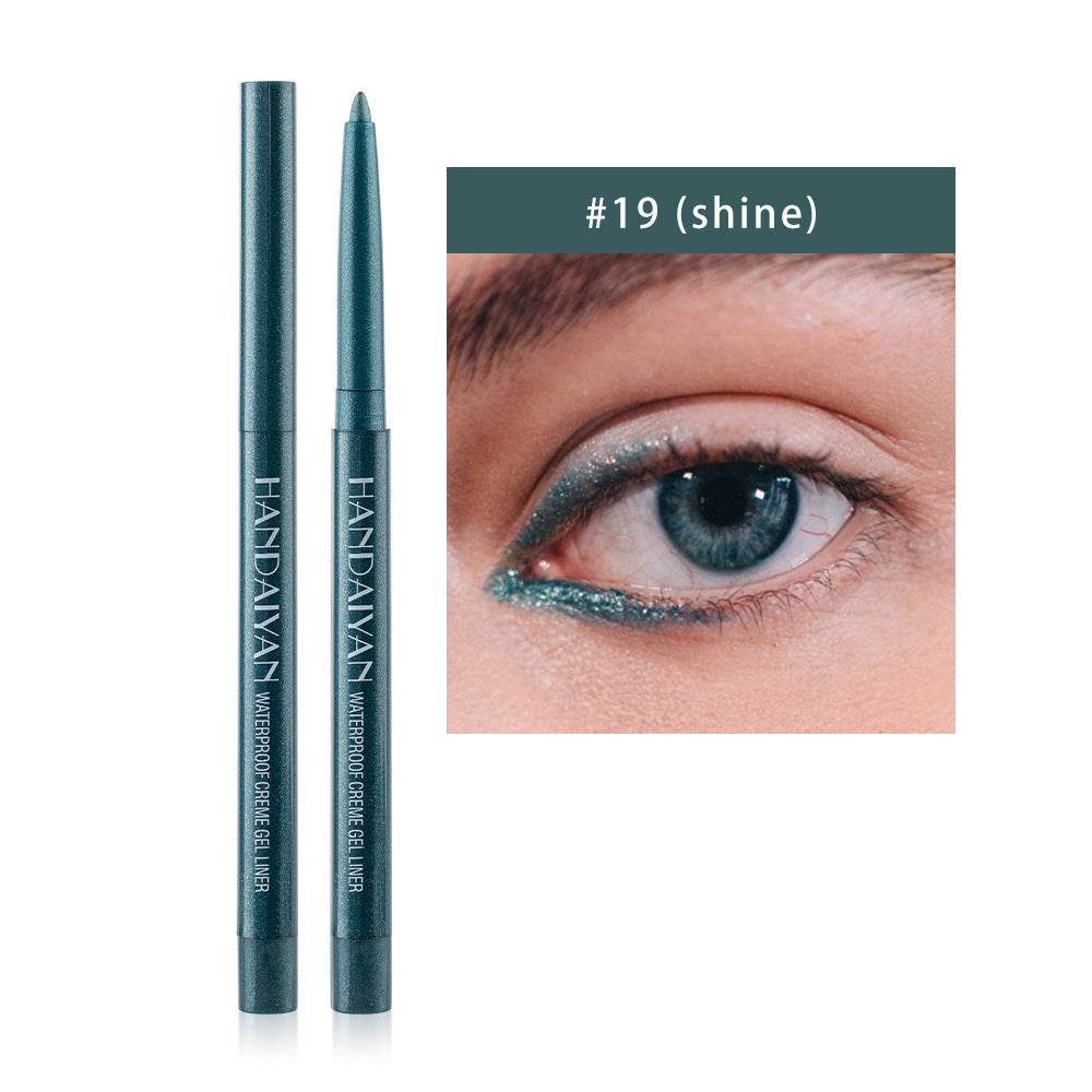 20 Color Cat Eye Makeup Waterproof Neon Colorful Liquid Eyeliner Pen Make Up Comestics Long-lasting Black Eye Liner Pencil - Mubimart