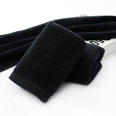 21 strands of black cotton towels - Mubimart
