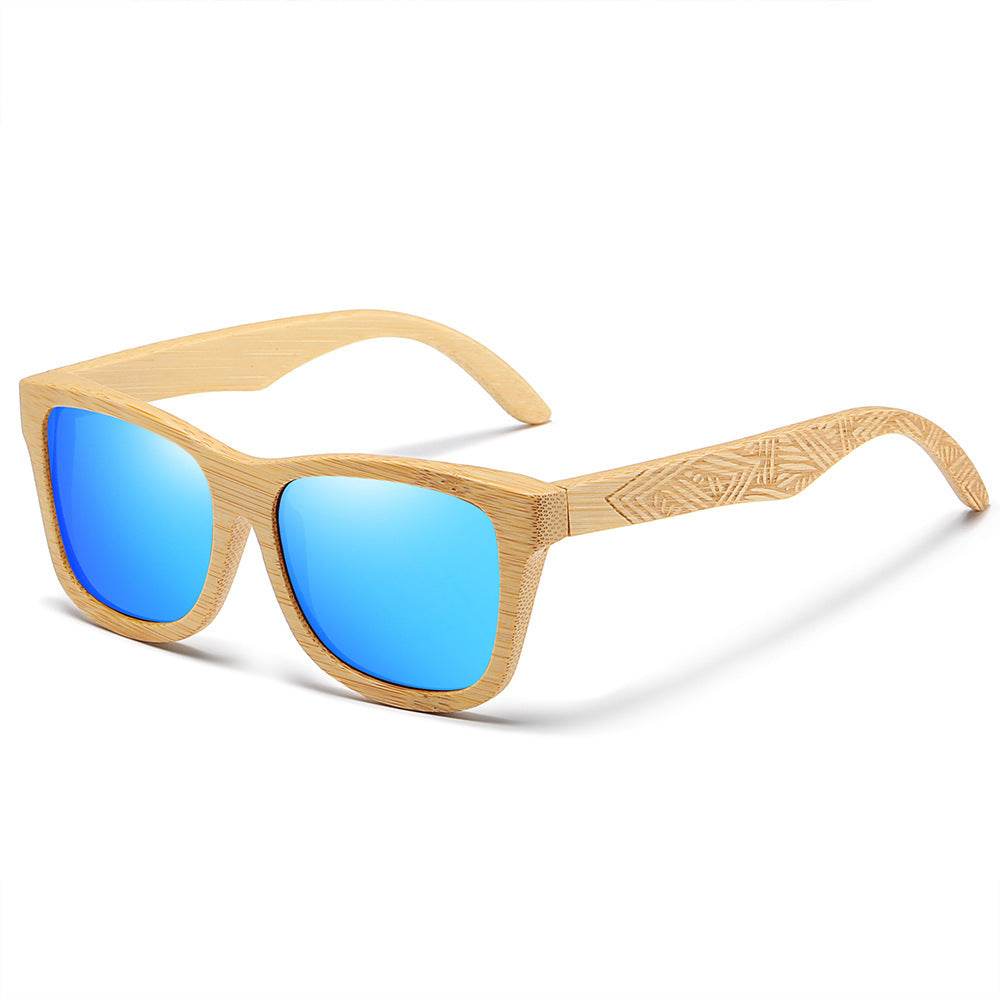 Polarized wooden sunglasses - Mubimart