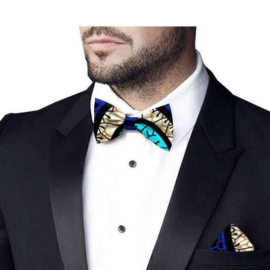 Printed batik bow tie - Mubimart