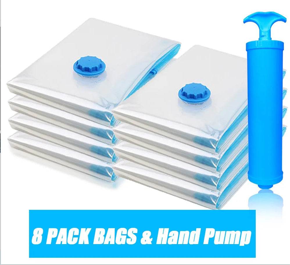 Quilt Vacuum Storage Bag Exhaust Valve Compression Clothes - Mubimart