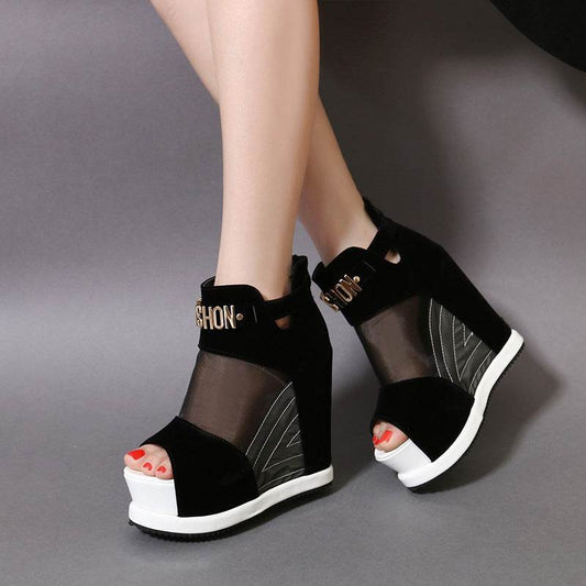 Wedge heeled sandals - Mubimart