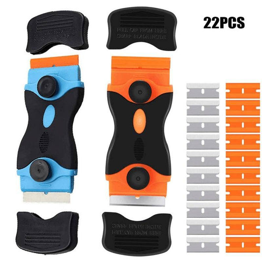 22-piece Portable Double-edged Squeegee To Remove Residues From Car Window Glue - Mubimart