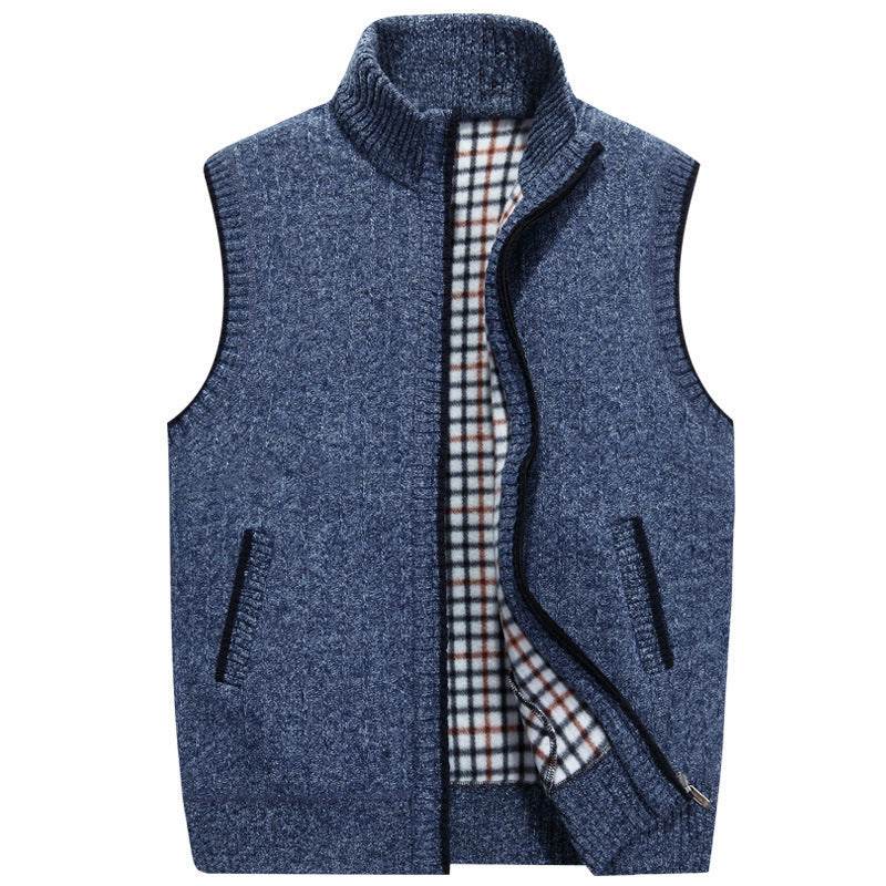 Knitted sweater vest - Mubimart