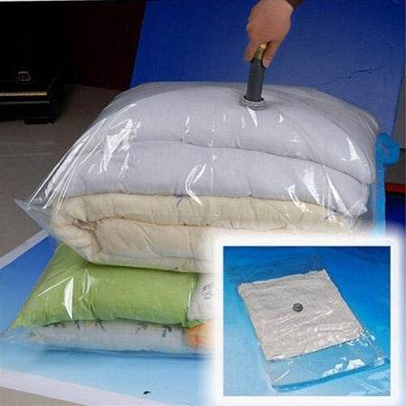 Hot Vacuum Bag Storage Bag Transparent Border Foldable Extra Large Compressed Organizer Saving Space Seal Bags Organizer - Mubimart