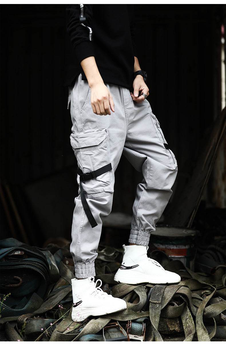 New Casual Pants Men Cotton Cargo Pants - Mubimart