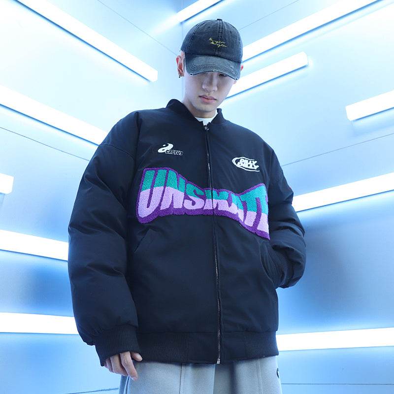 Men's Cotton Bomber Jacket - Mubimart