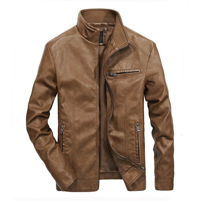 Men's leather jacket - Mubimart