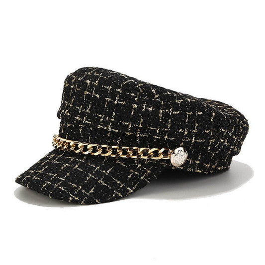 Hat cap octagonal cap - Mubimart