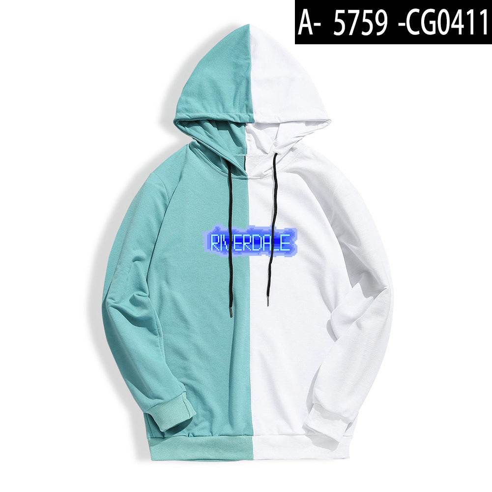 RIVERDALE SPLICE COLOR HOODIES - Mubimart