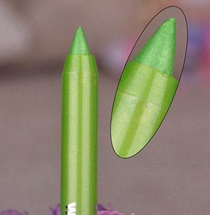 Wine Red Green Blue Purple Silver Eyeliner Eye And Eye Multi-use Eye Shadow Lipstick Eyebrow Pencil - Mubimart