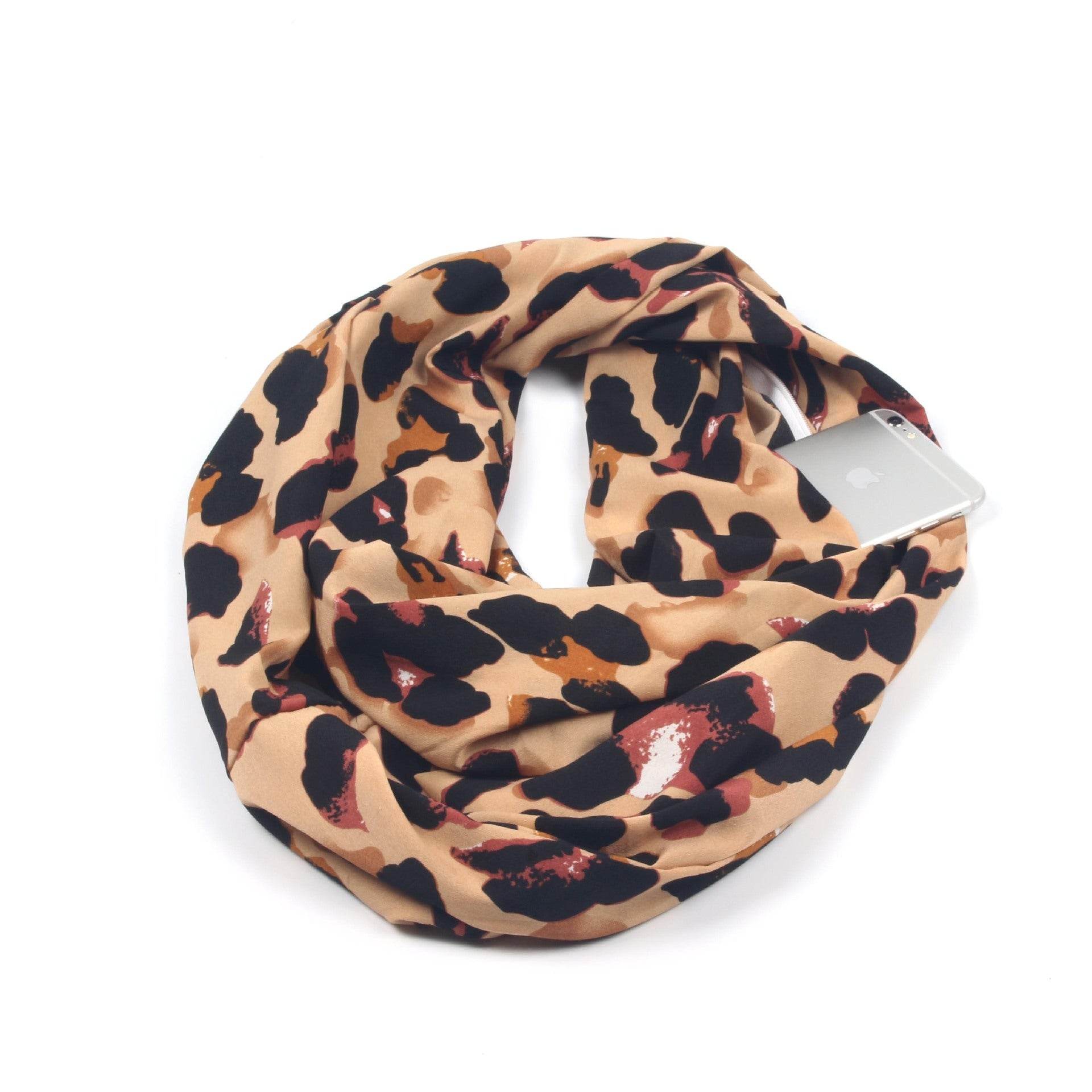 Winter Printed Ring Scarves - Mubimart