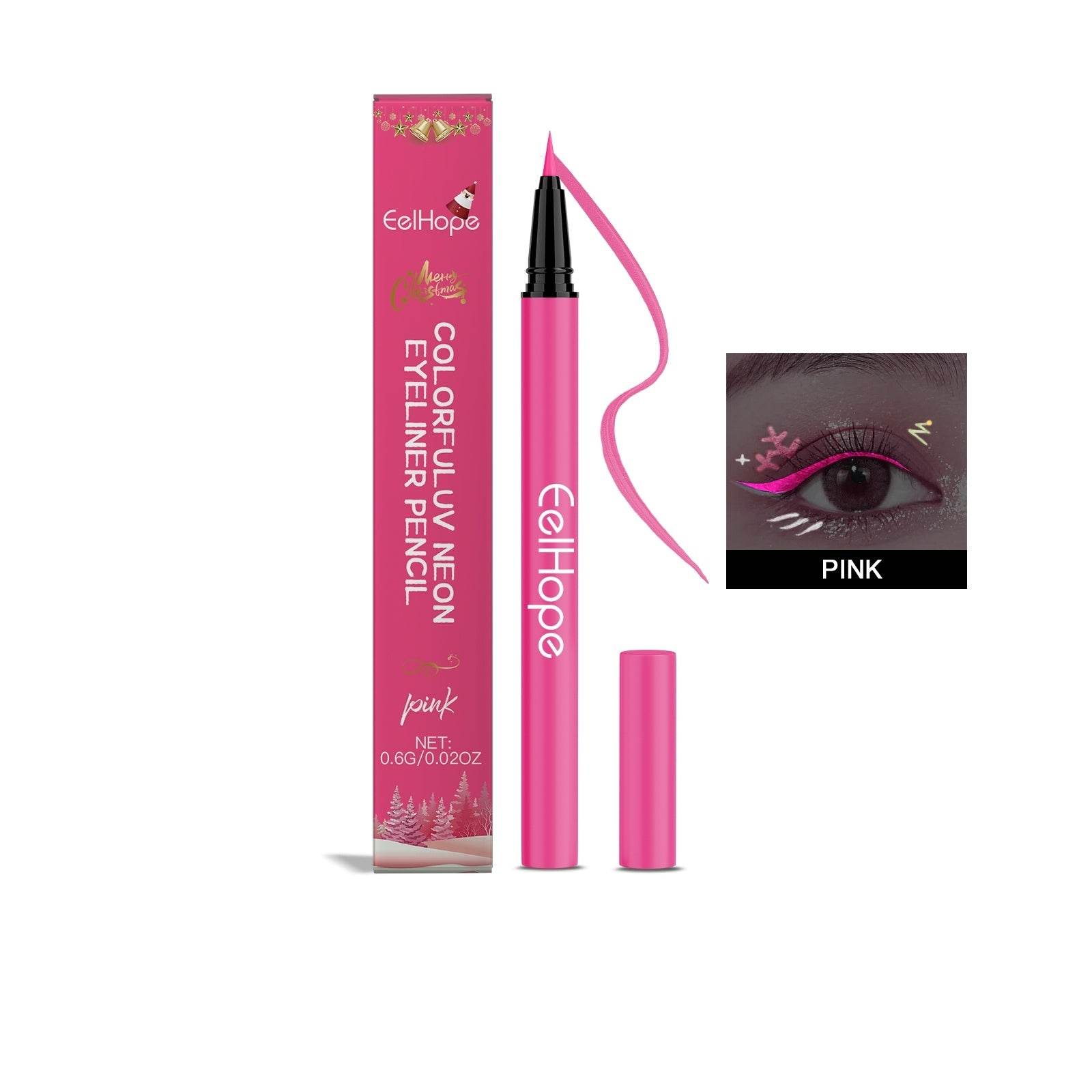Christmas Neon UV Liquid Eyeliner - Mubimart
