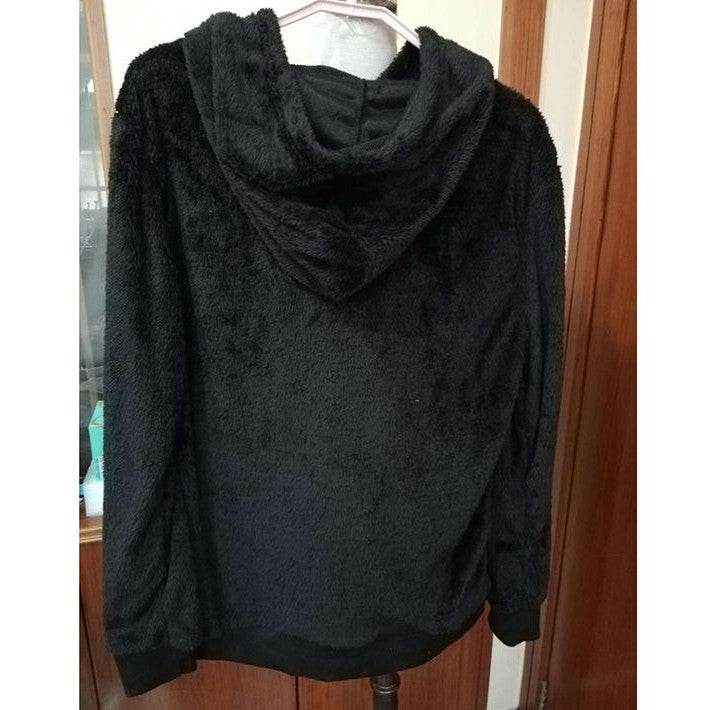 Mens Winter Warm Sweatshirt Hooded Pullover Sportswear Tops - Mubimart