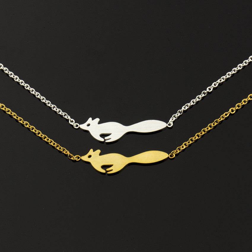 Running Fox Charm Bracelet - Mubimart