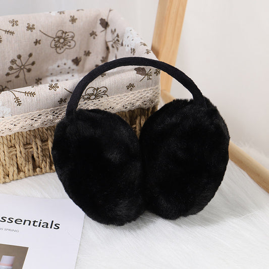 Women's Fashion Solid Color Ear Protection Plush Earmuffs