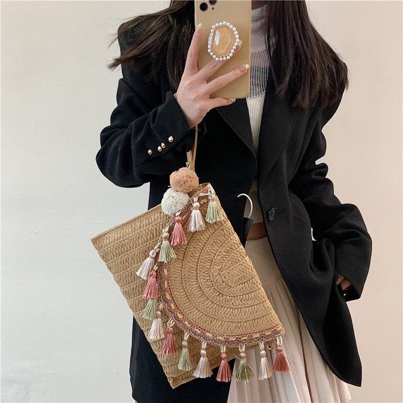 Tassel Beach Resort Bag For Women - Mubimart