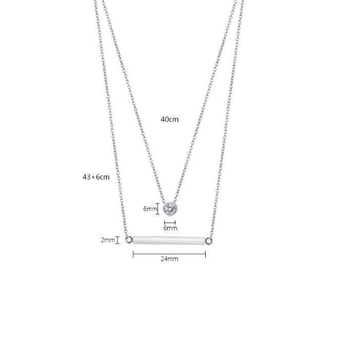 New Fashion Simple Necklaces&Pendants Choker Collier For Women Party Jewelry Accessories Factory Wholesale - Mubimart
