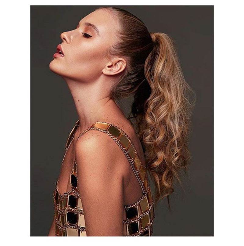 Acrylic Sequin Camisole - Mubimart