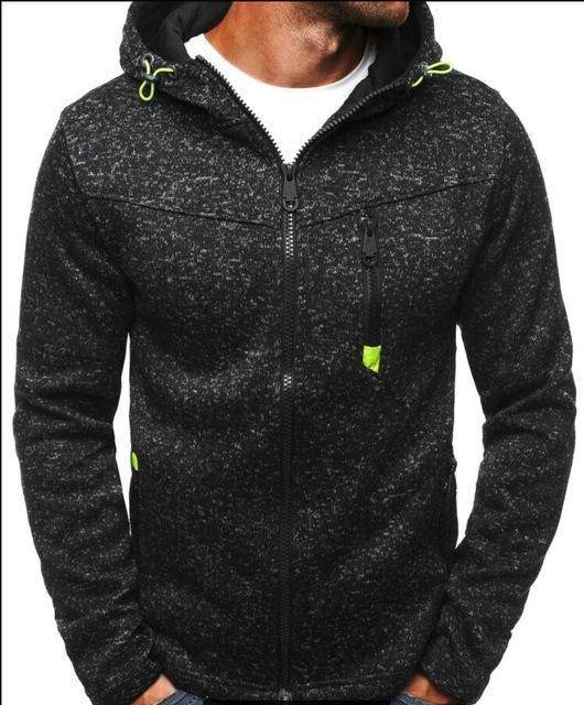 Men's Hoodie Grey Casual Branded Sweater Sweatshirts - Mubimart