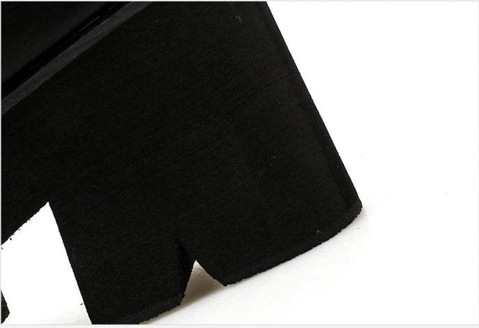 Lace-up boots platform boots with thick heels - Mubimart