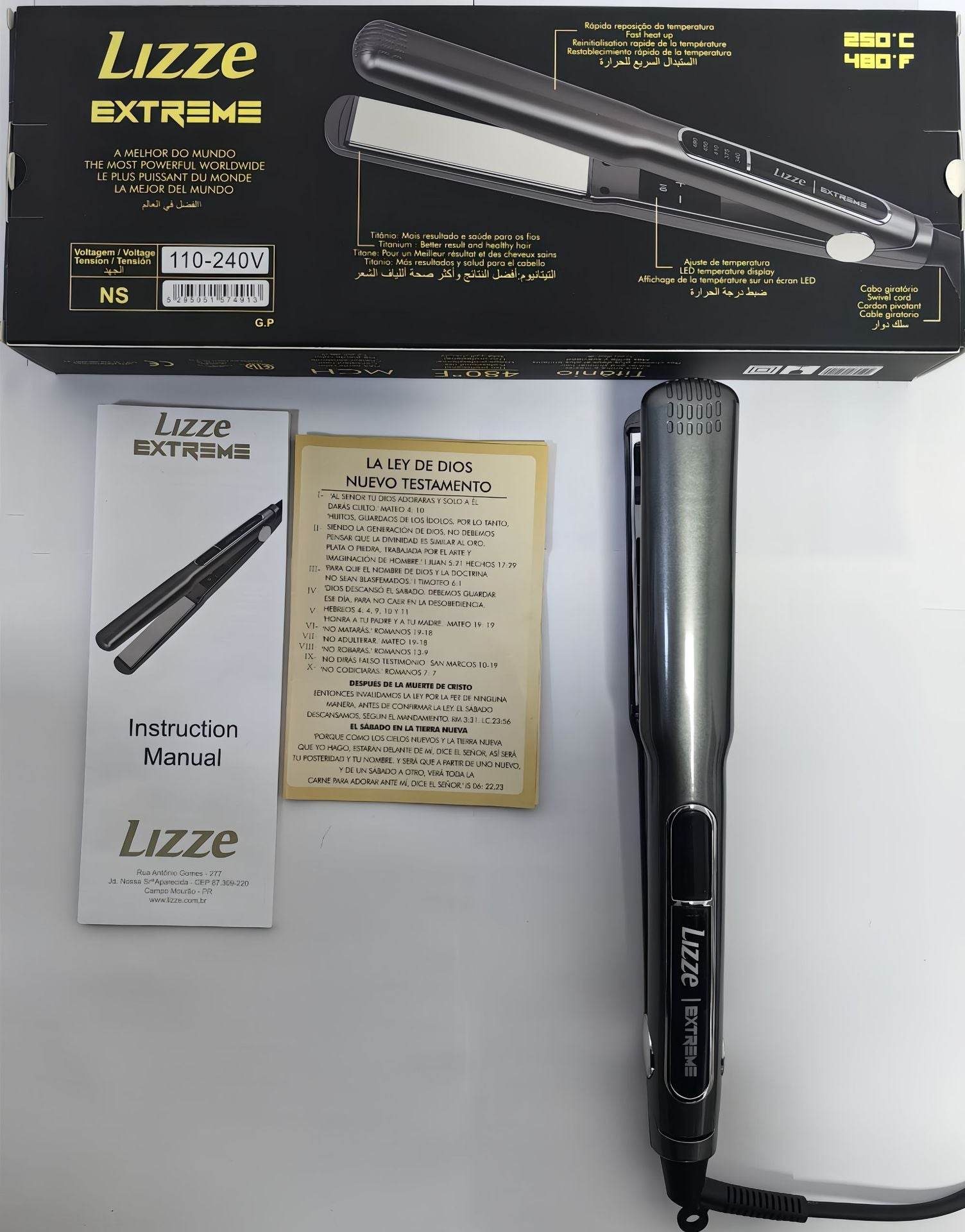 Hair Salon Professional Hair Straightener Electric Hair Straightener Fluffy Hair Curler - Mubimart