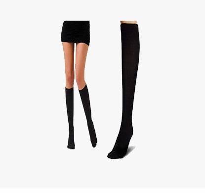 Japan original single school uniform student socks black high stockings thin calf socks female knee socks factory wholesale - Mubimart