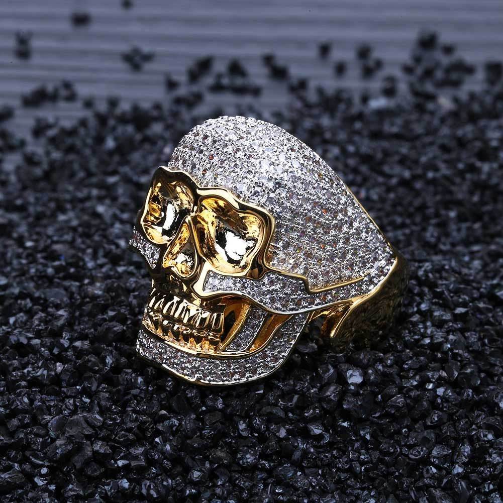 Retro Skull Men Domineering Fashion Ring - Mubimart