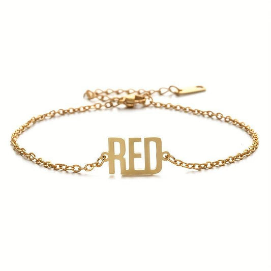 Real Gold Plating O Chain Stainless Steel Anklets - Mubimart