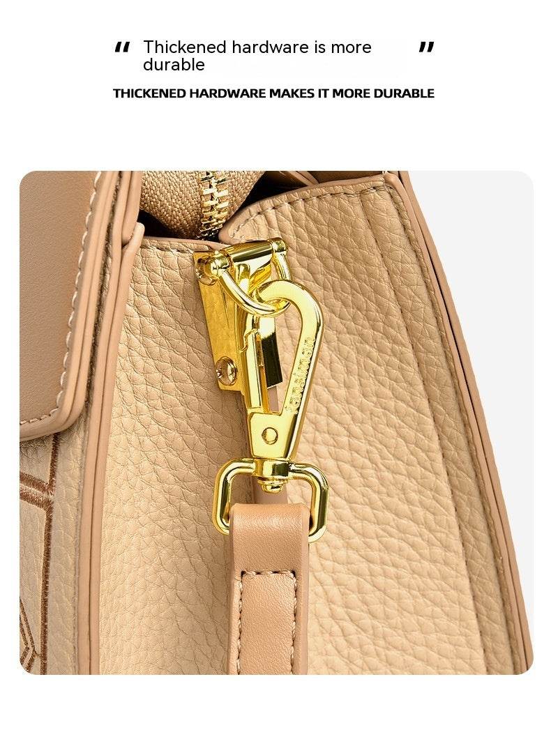 Embroidered Silk Scarf New Crossbody Bag Women - Mubimart