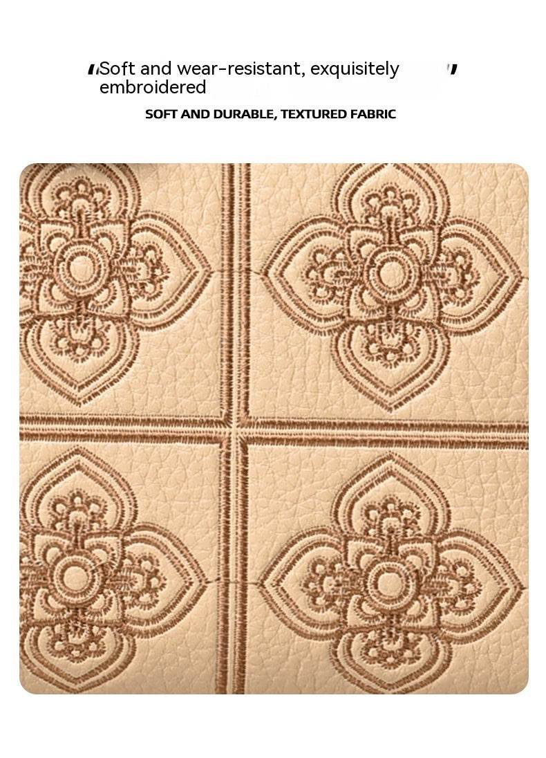 Embroidered Silk Scarf New Crossbody Bag Women - Mubimart