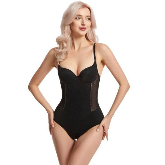 Plus Size Jumpsuit With Steel Ring - Mubimart