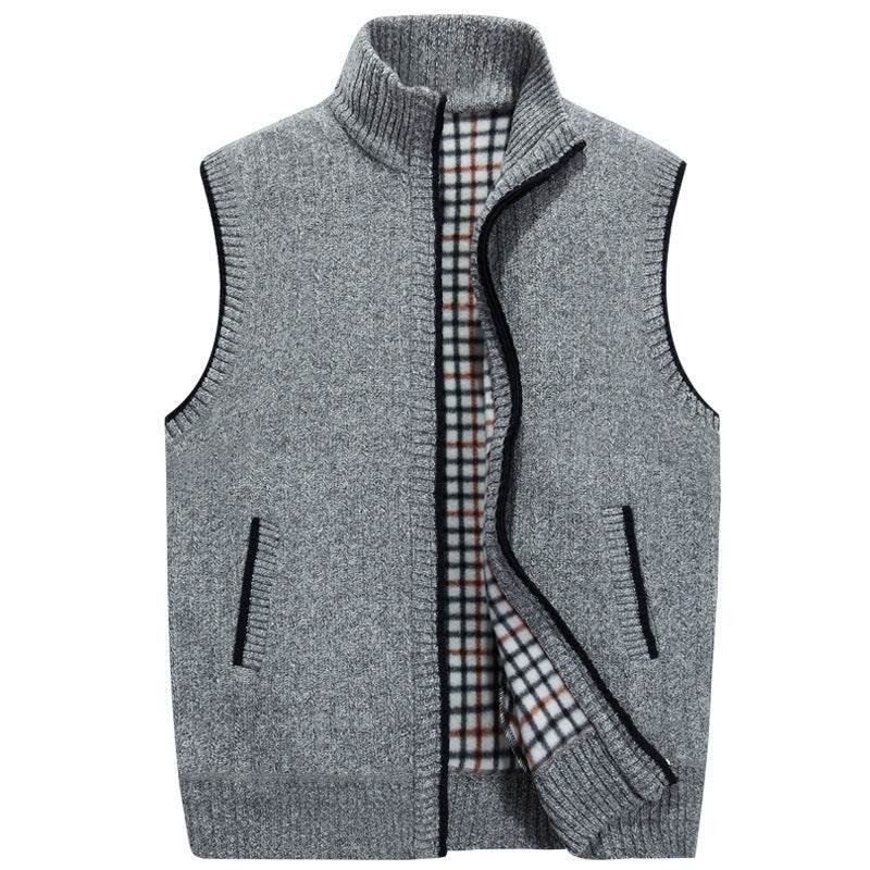 Knitted sweater vest - Mubimart