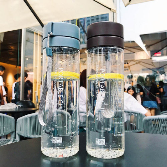 Simple water cup sports large capacity plastic cup - Mubimart