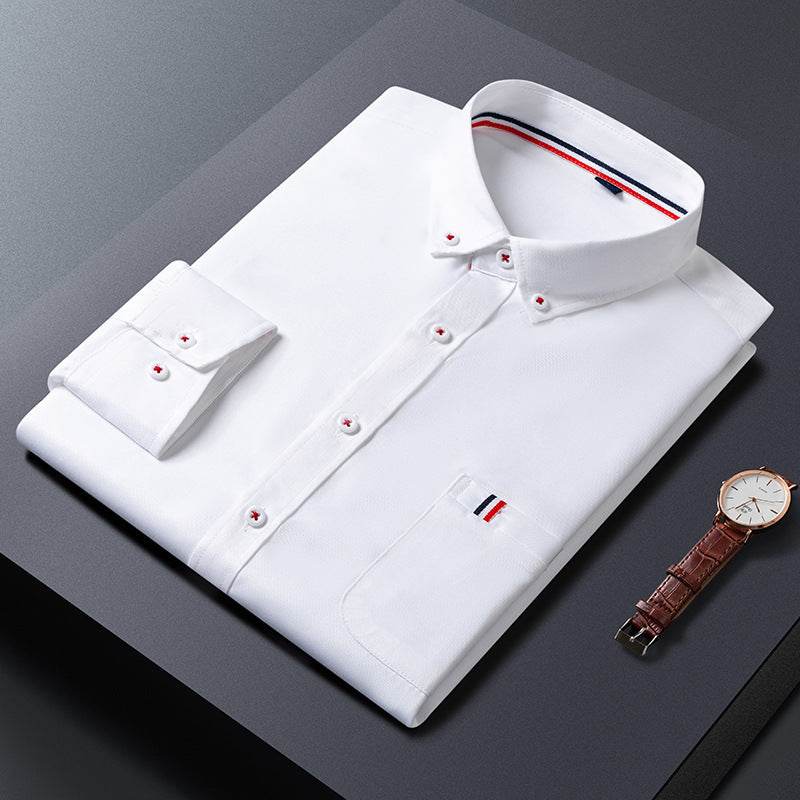 Mens Casual Shirt Fashion Business Dress Shirts Men Clothes - Mubimart