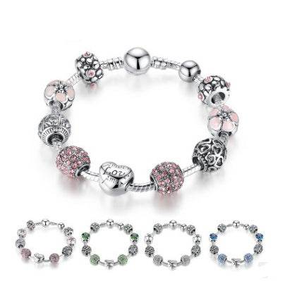Silver Charm Bracelet - Mubimart