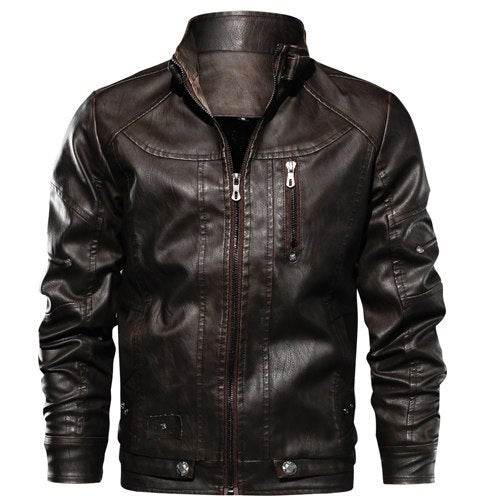 Leather jacket - Mubimart